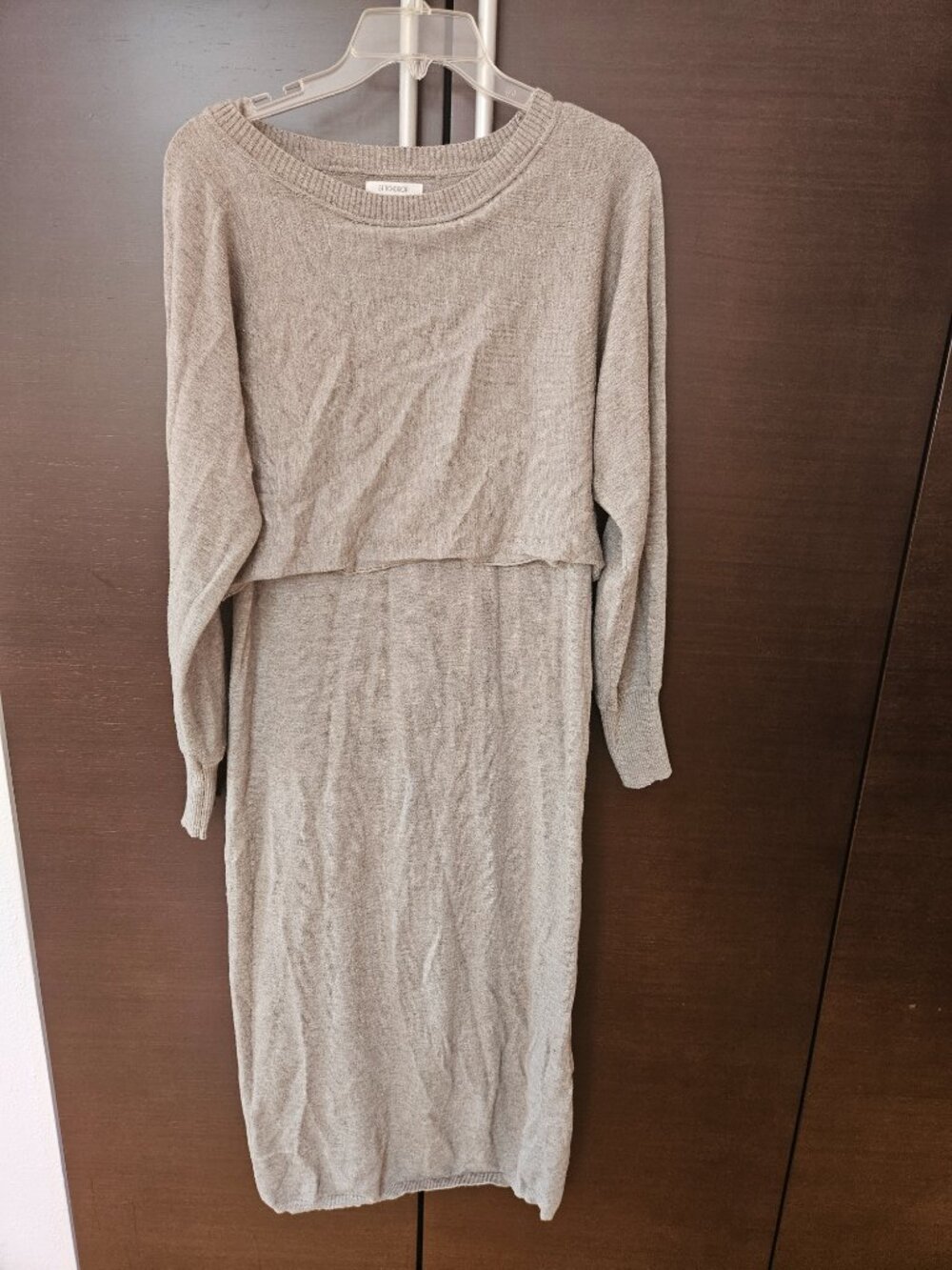 CASUAL MIDI SWEATER DRESS